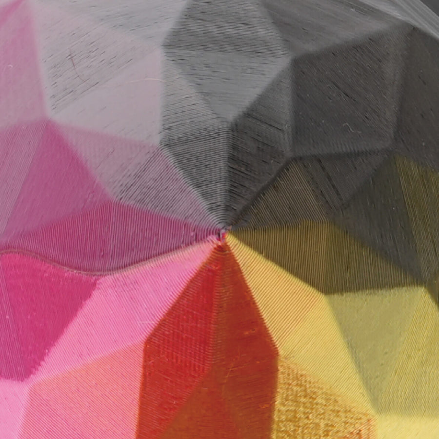 Black Grey Red Yellow Four-Color Silk Filament - 1.75mm 1kg