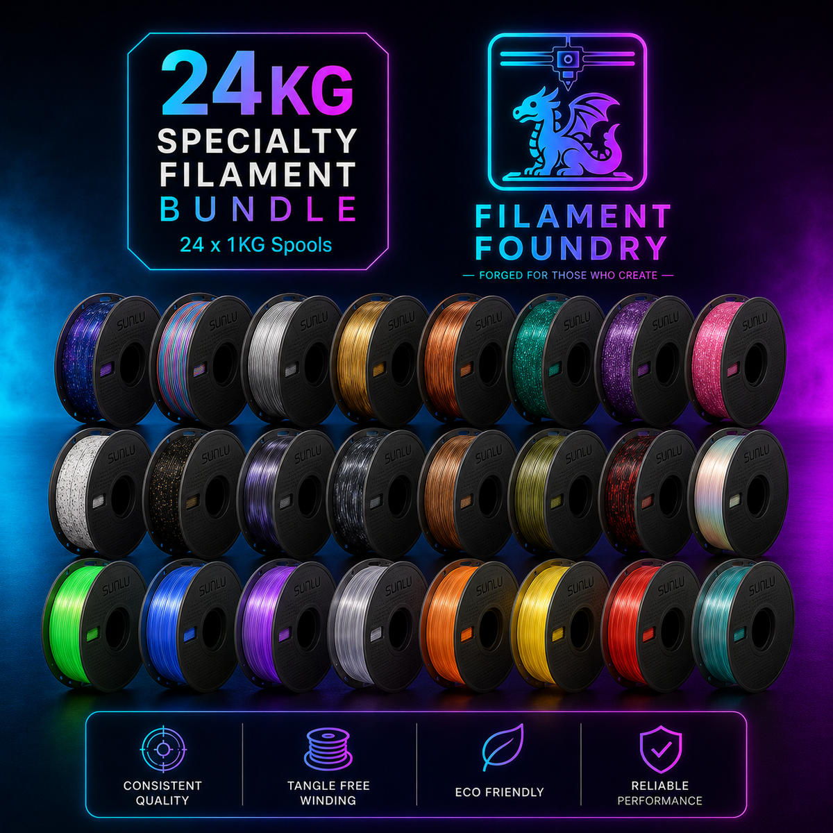 Specialty Filament 24-Pack — 24KG