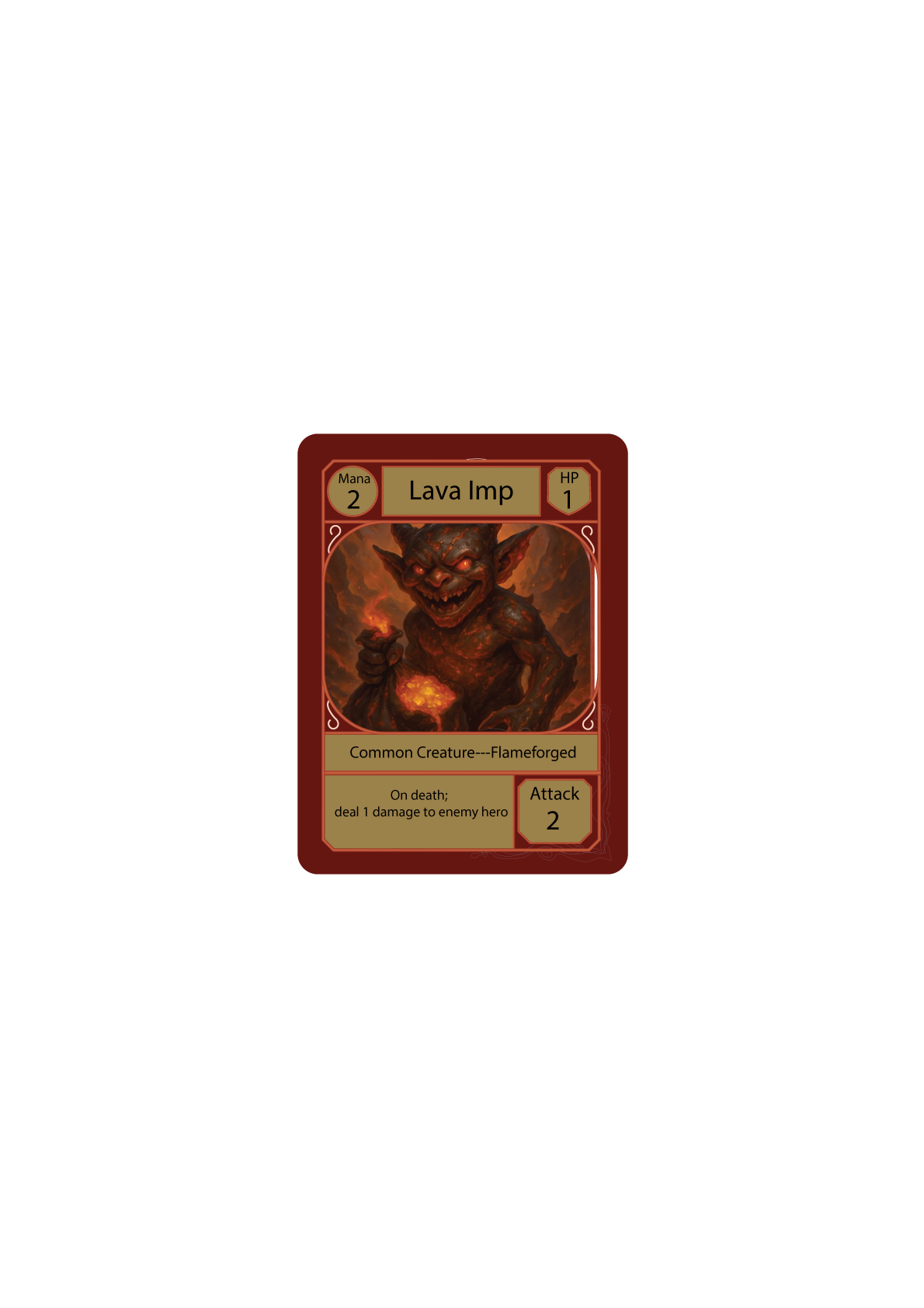 Lava Imp — Flameforged creature card