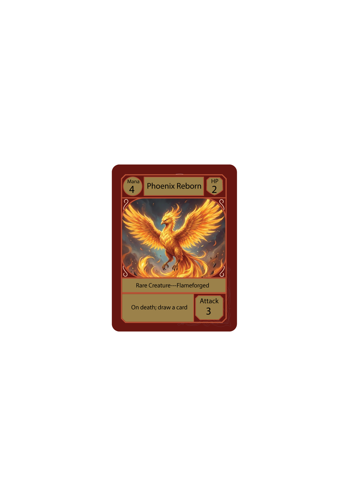 Phoenix Reborn — Flameforged creature card