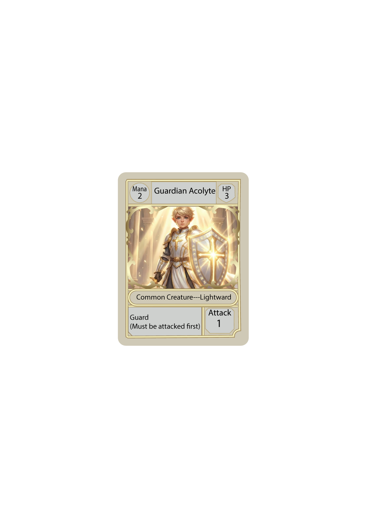 Guardian Acolyte — Lightward creature card