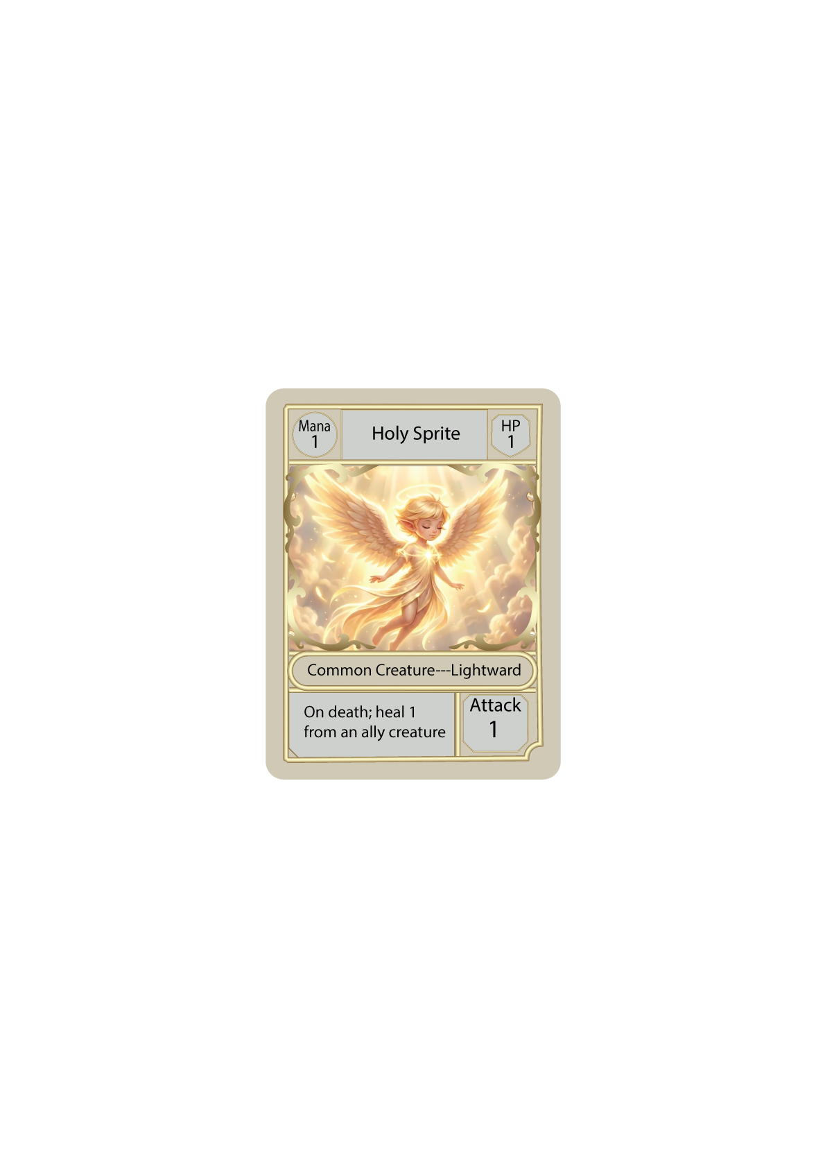 Holy Sprite — Lightward creature card
