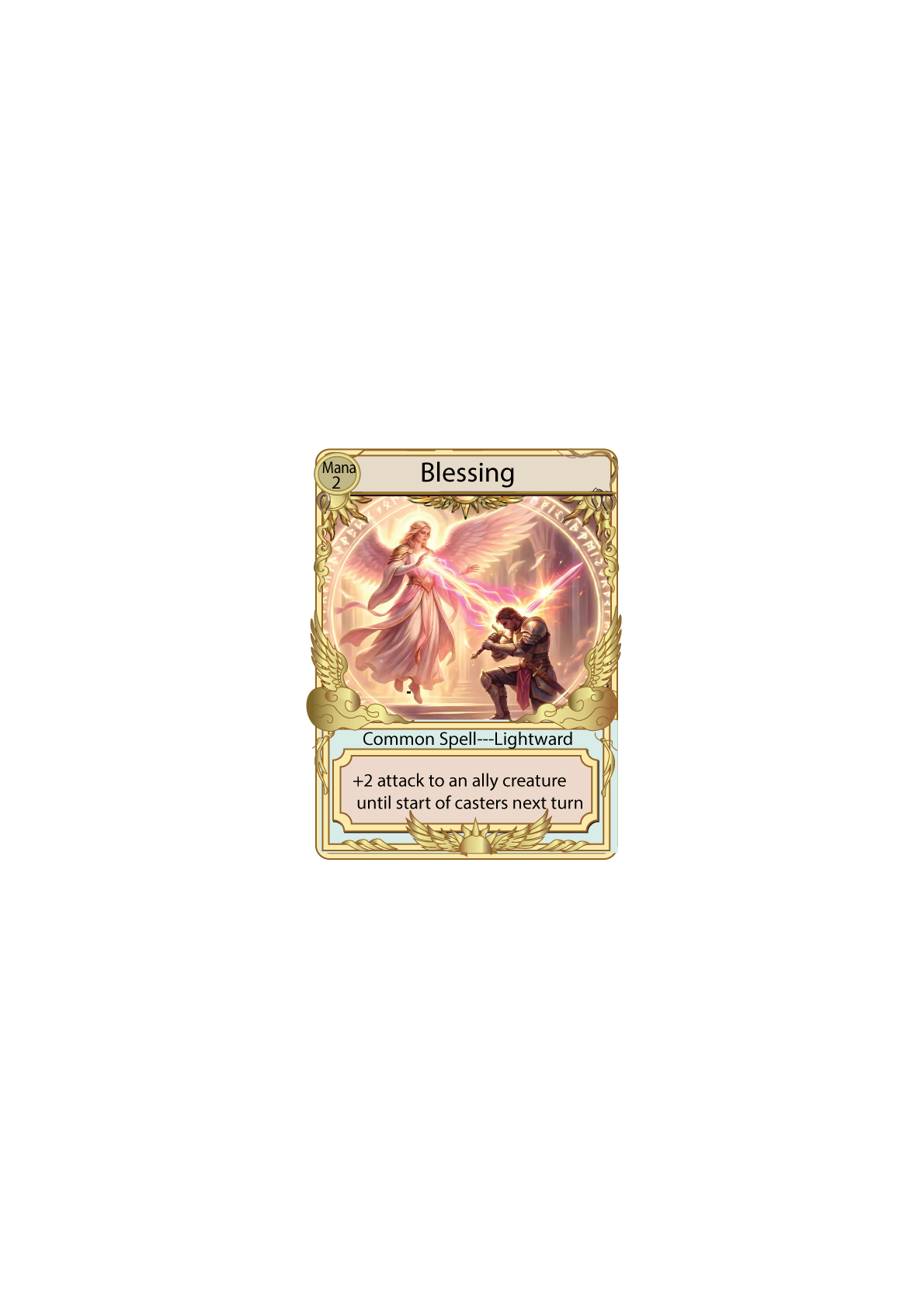 Blessing — Lightward spell card