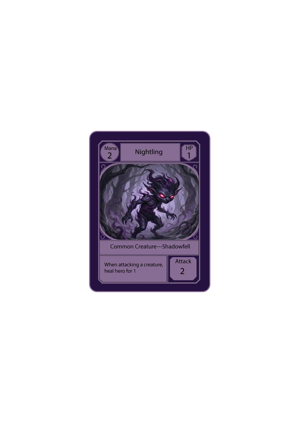 Nightling — Shadowfell creature card