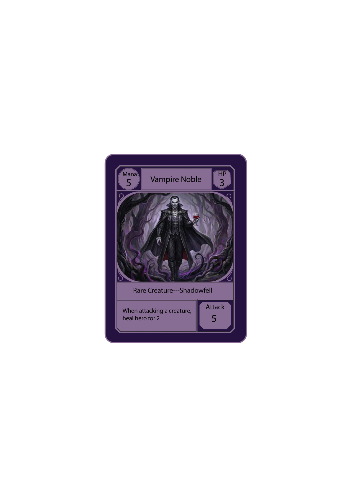 Vampire Noble — Shadowfell creature card