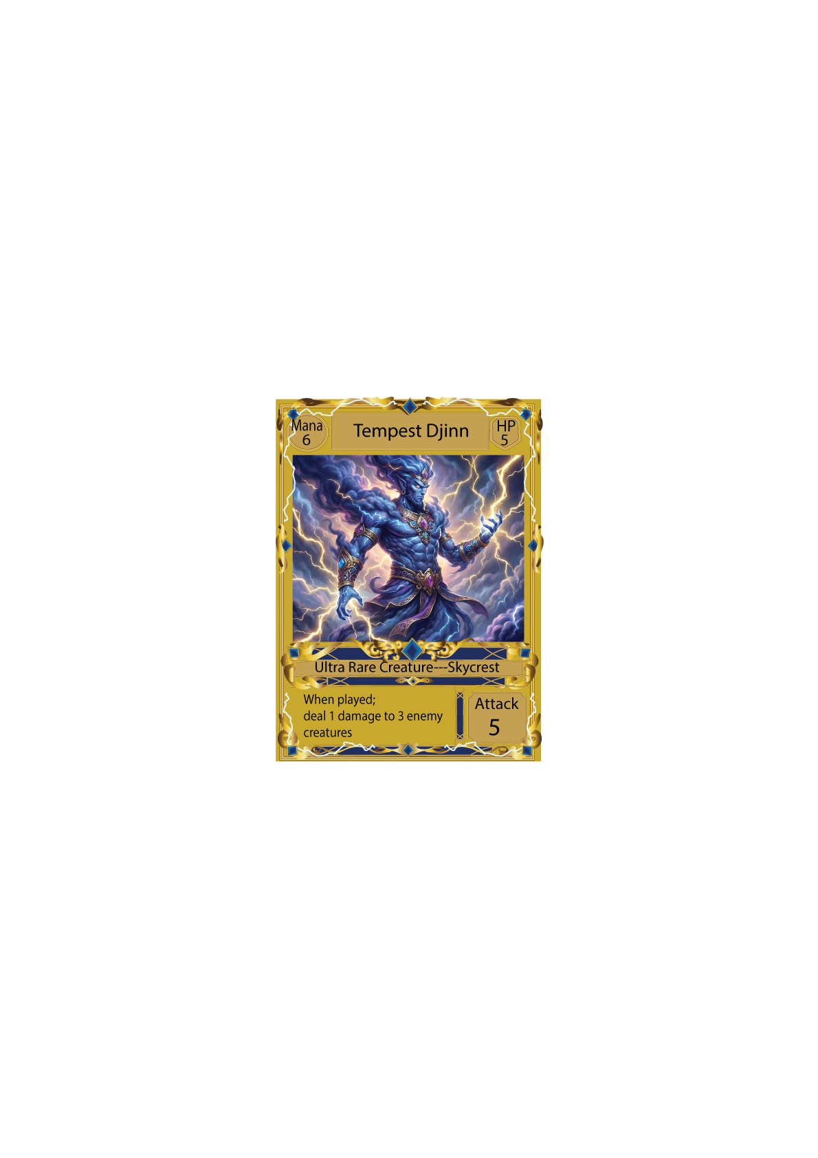Tempest Djinn — Skycrest creature card