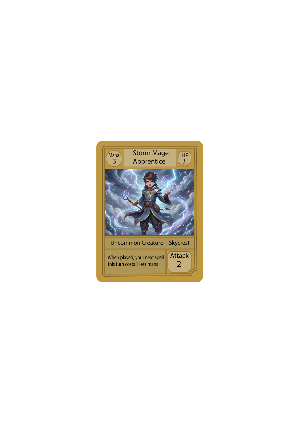 Storm Mage Apprentice — Skycrest creature card