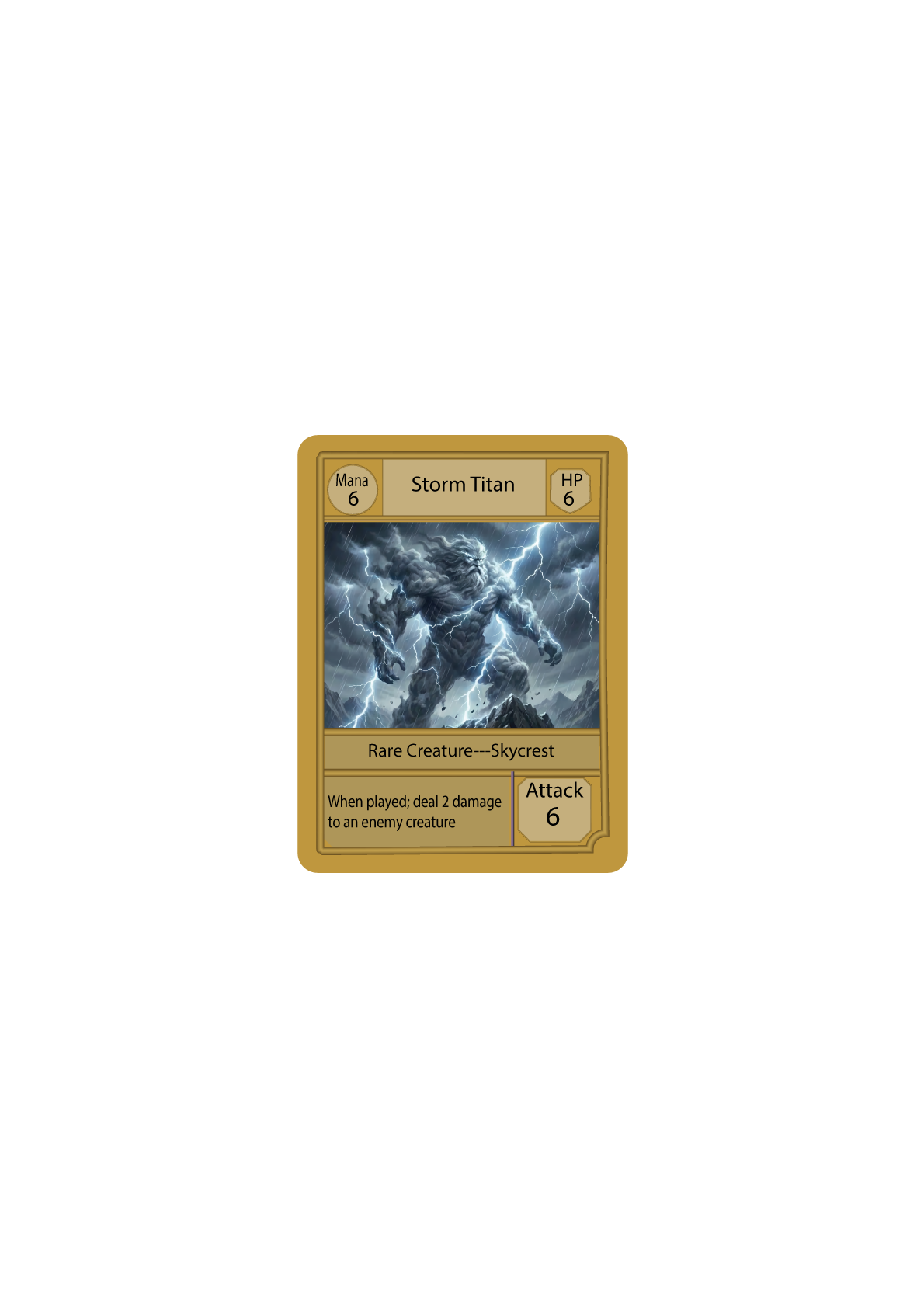 Storm Titan — Skycrest creature card