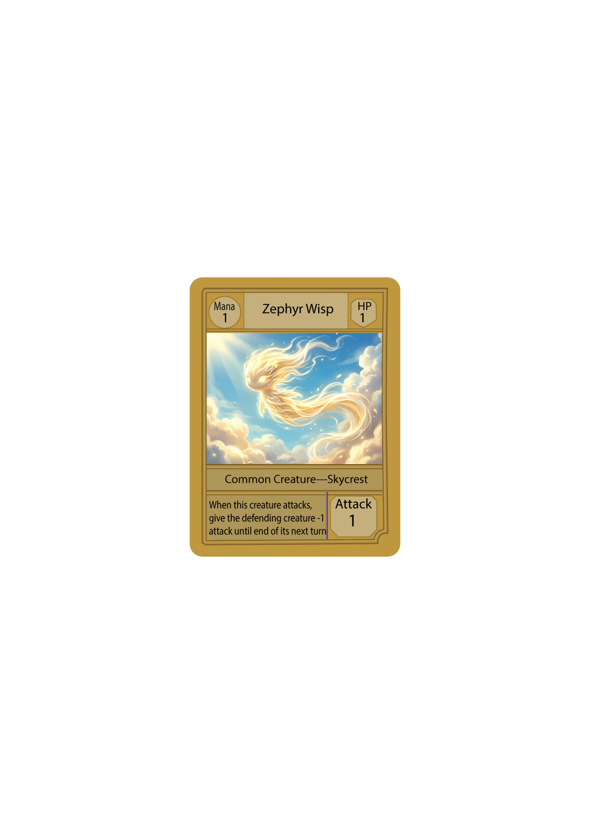 Zephyr Wisp — Skycrest creature card