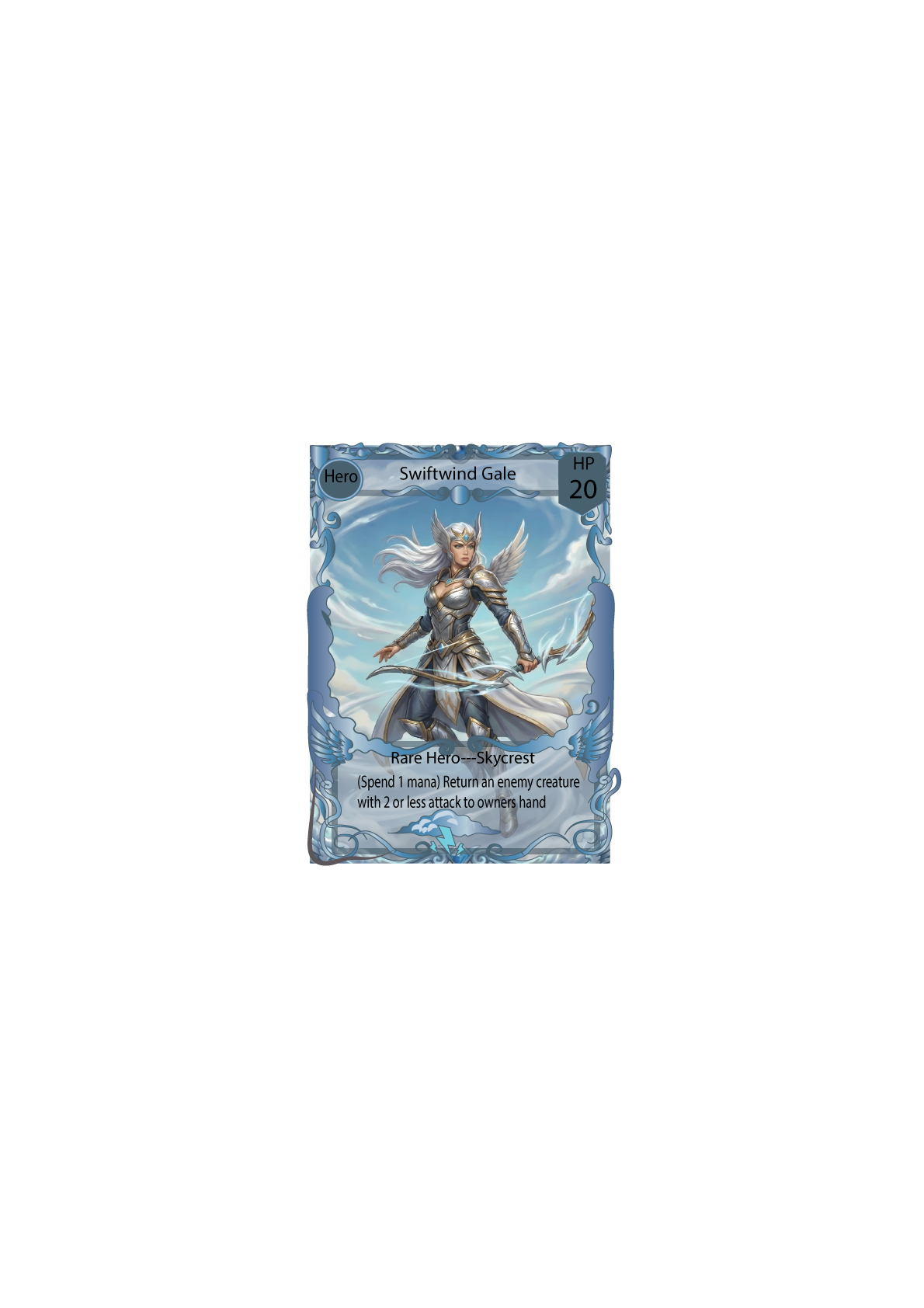 Swiftwind Gale — Skycrest hero card