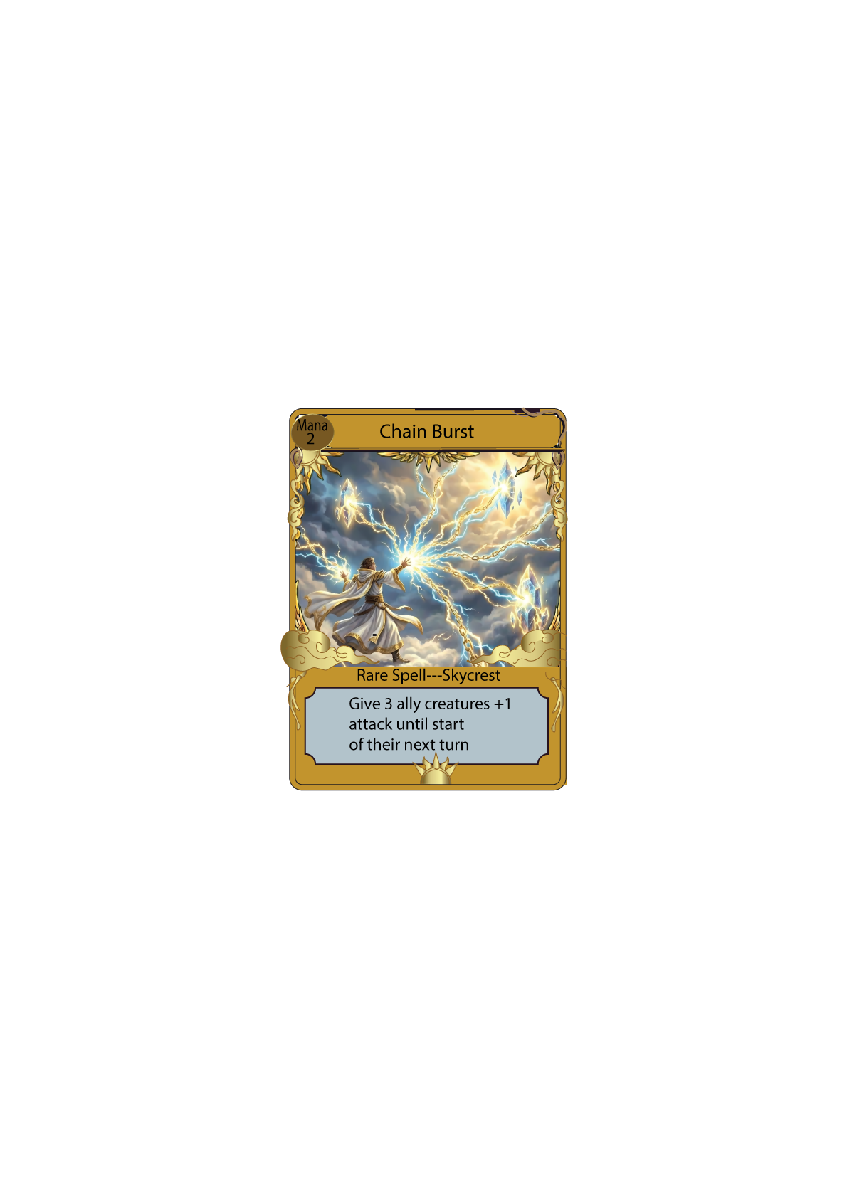 Chain Burst — Skycrest spell card