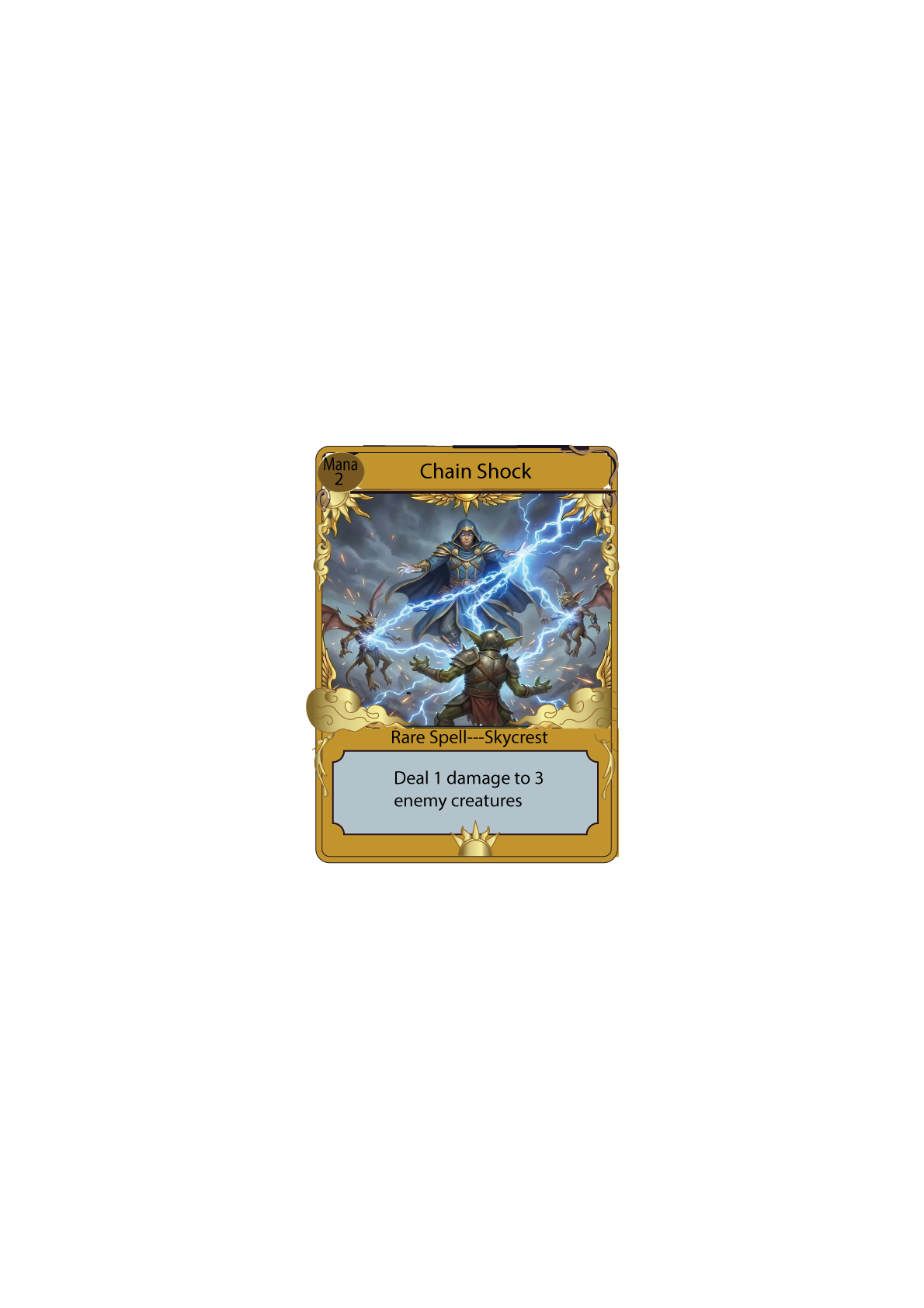 Chain Shock — Skycrest spell card