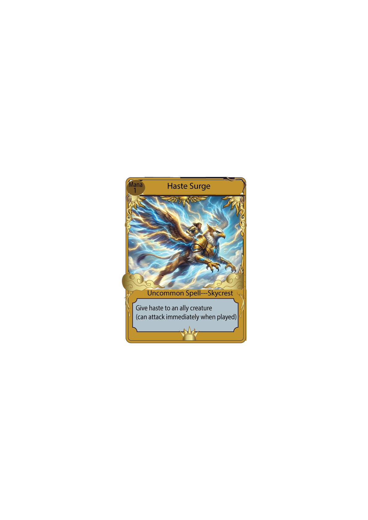 Haste Surge — Skycrest spell card