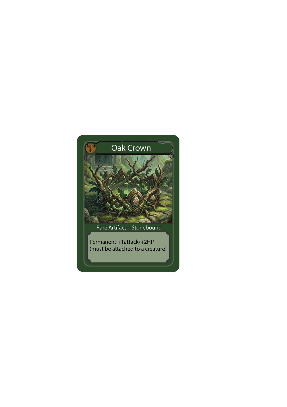 Oak Crown — Stonebound artifact card