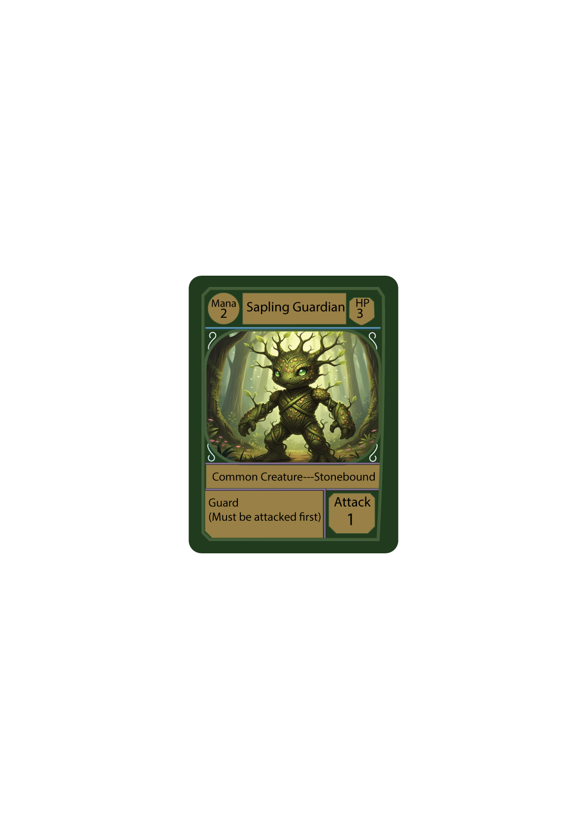 Sapling Guardian — Stonebound creature card
