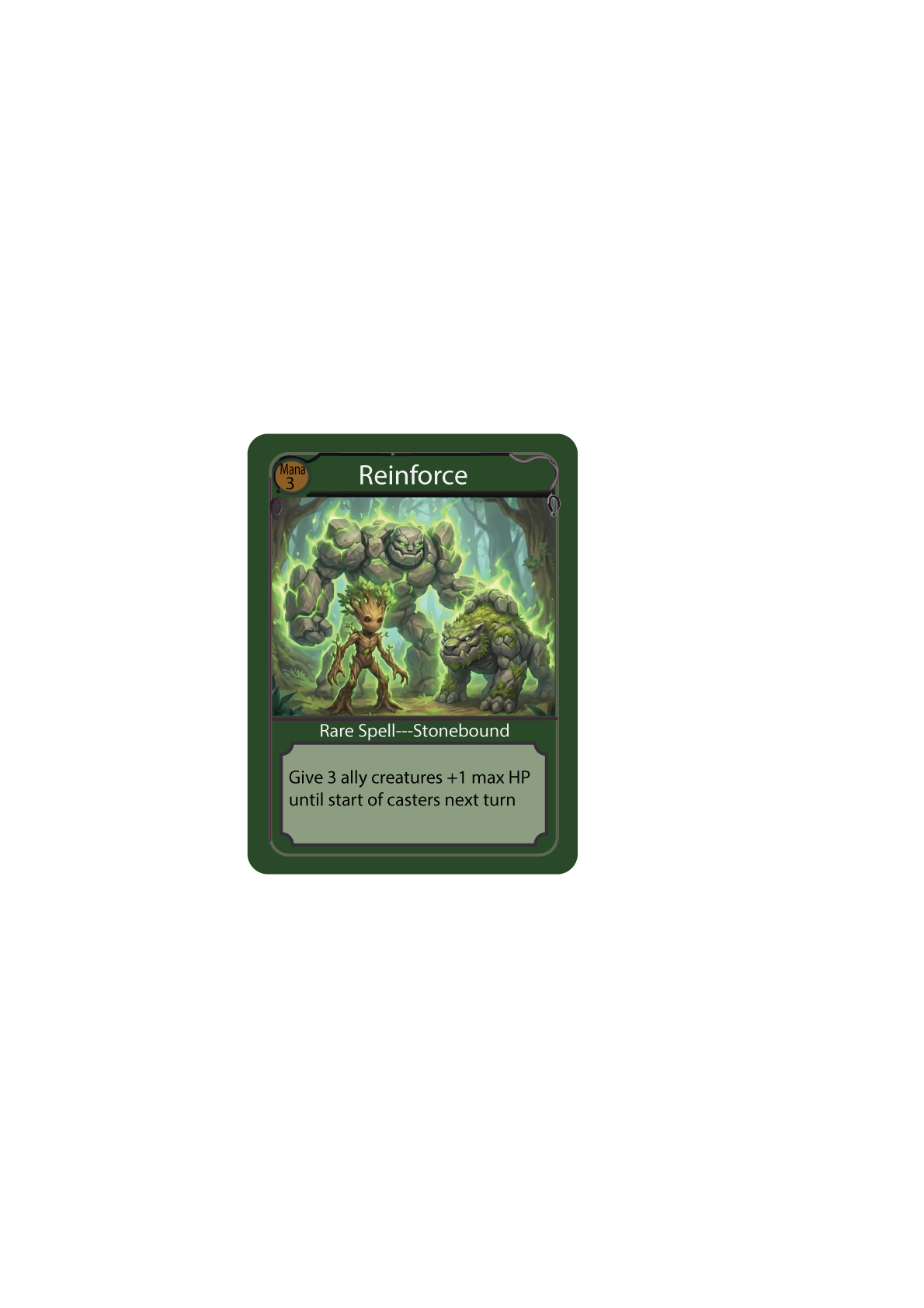 Reinforce — Stonebound spell card