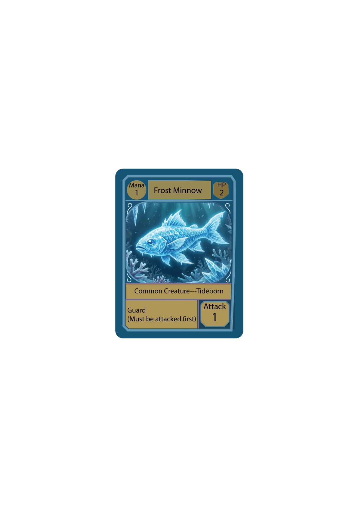 Frost Minnow — Tideborn creature card