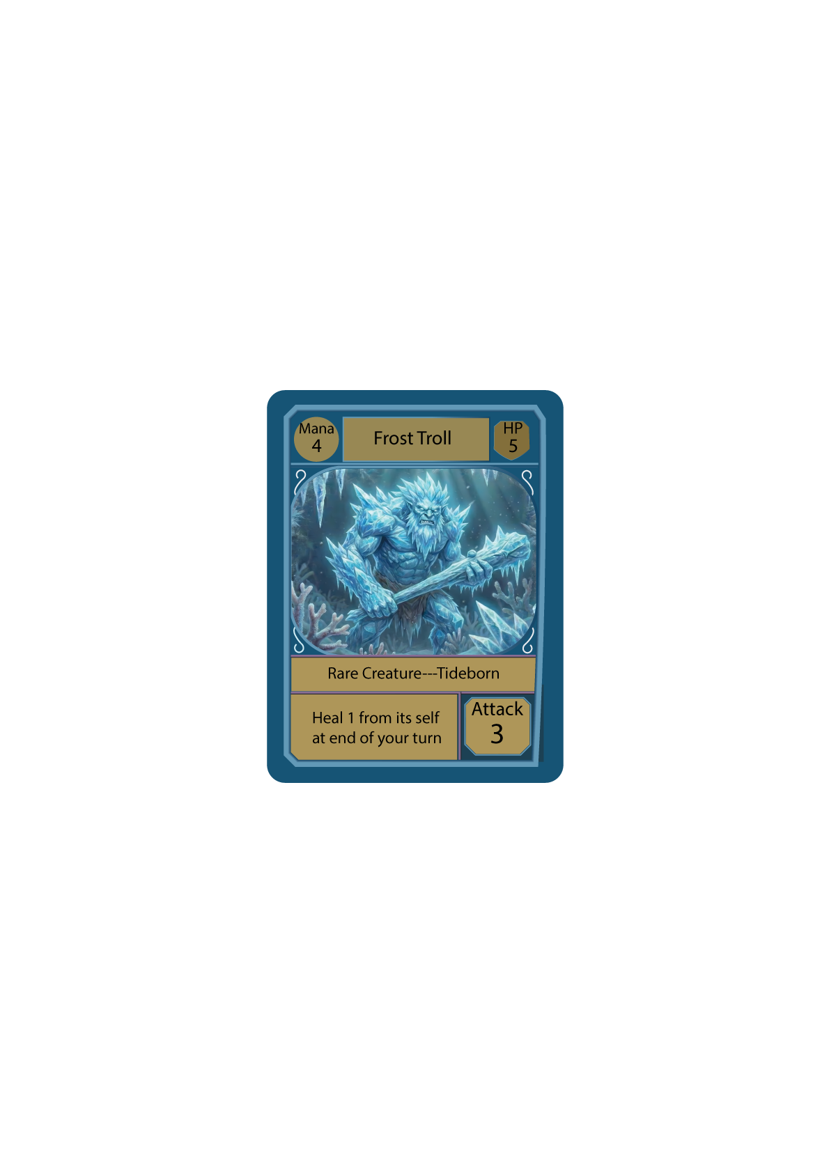 Frost Troll — Tideborn creature card