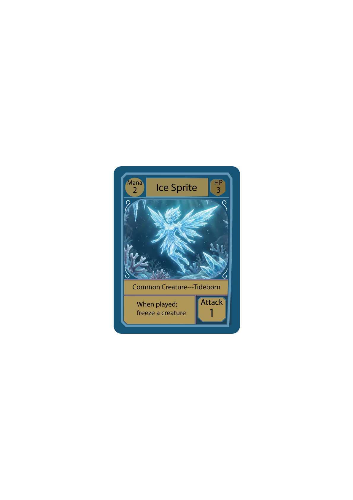 Ice Sprite — Tideborn creature card