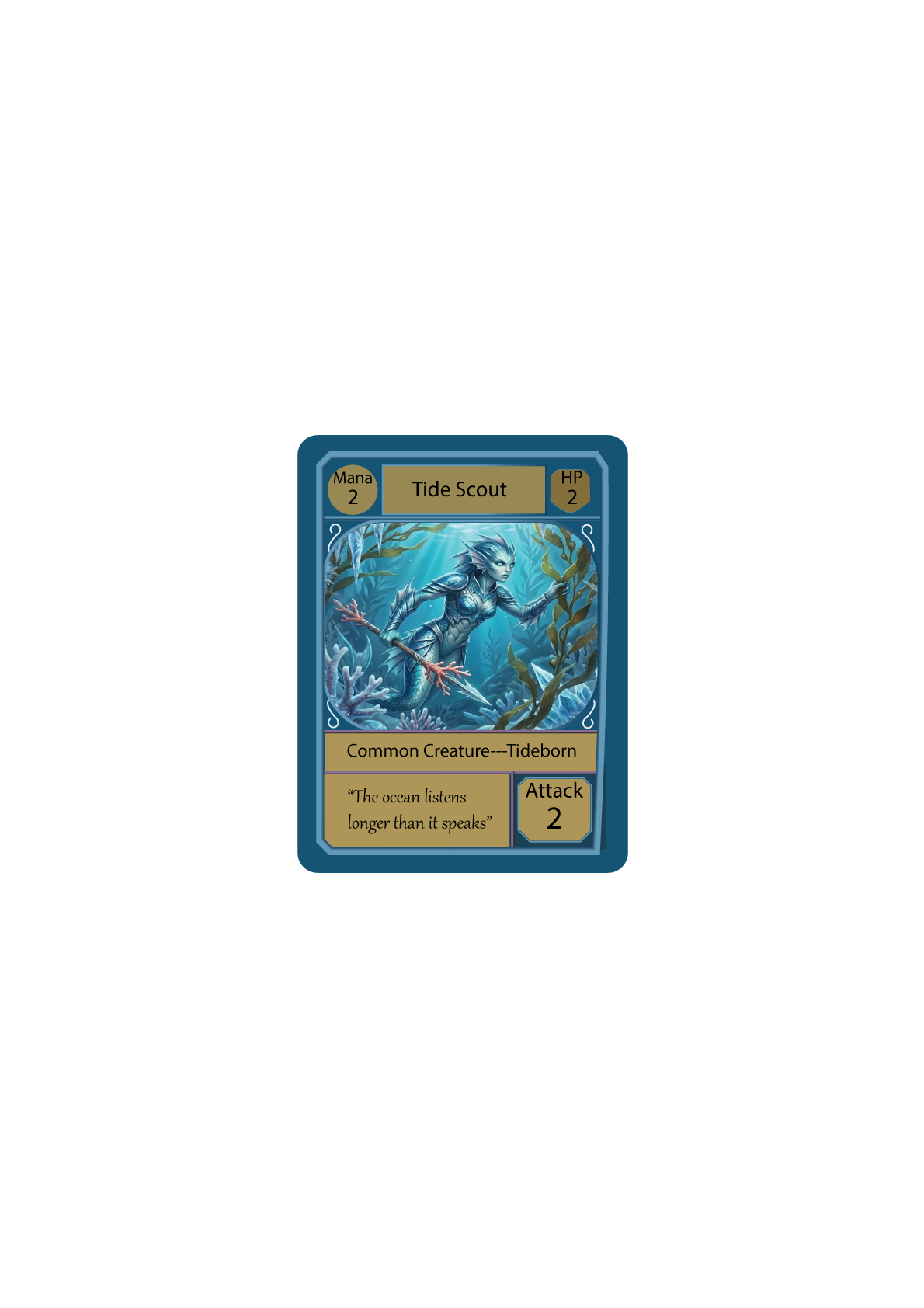 Tide Scout — Tideborn creature card