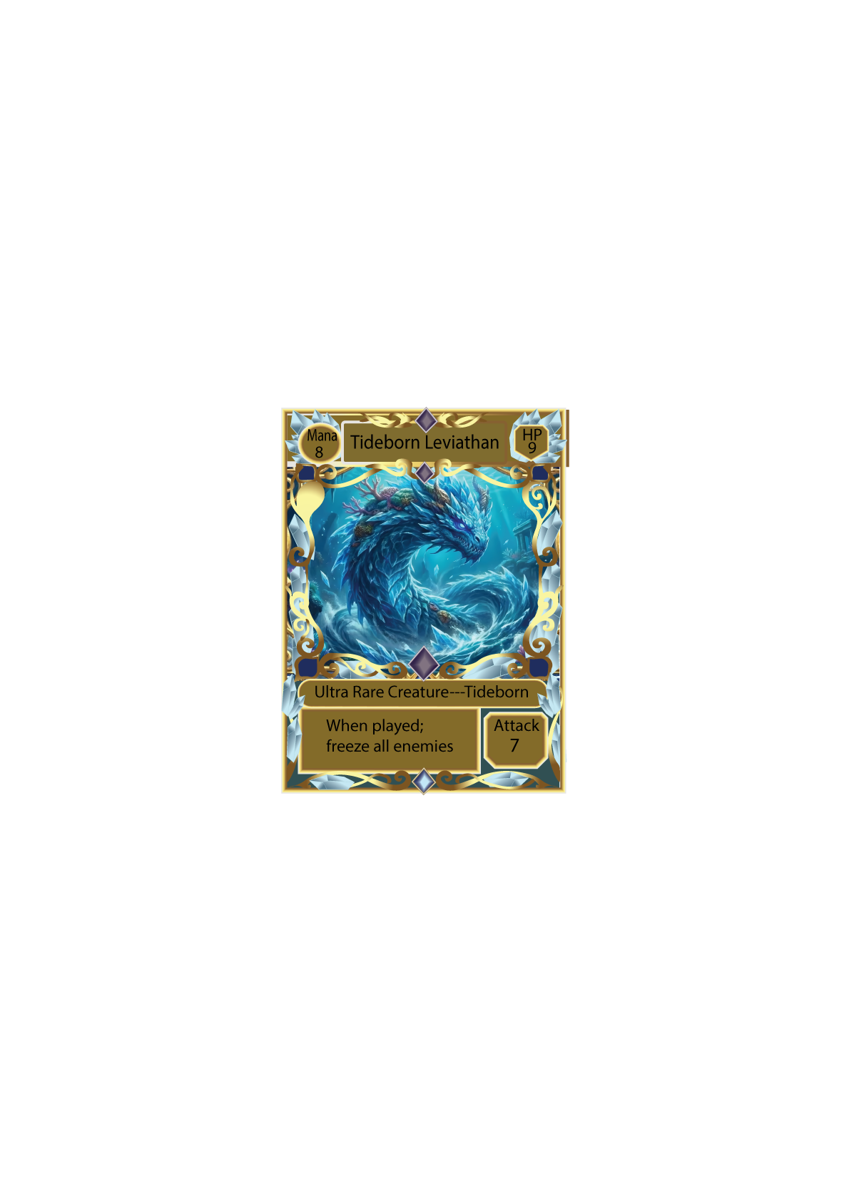 Tideborn Leviathan — Tideborn creature card