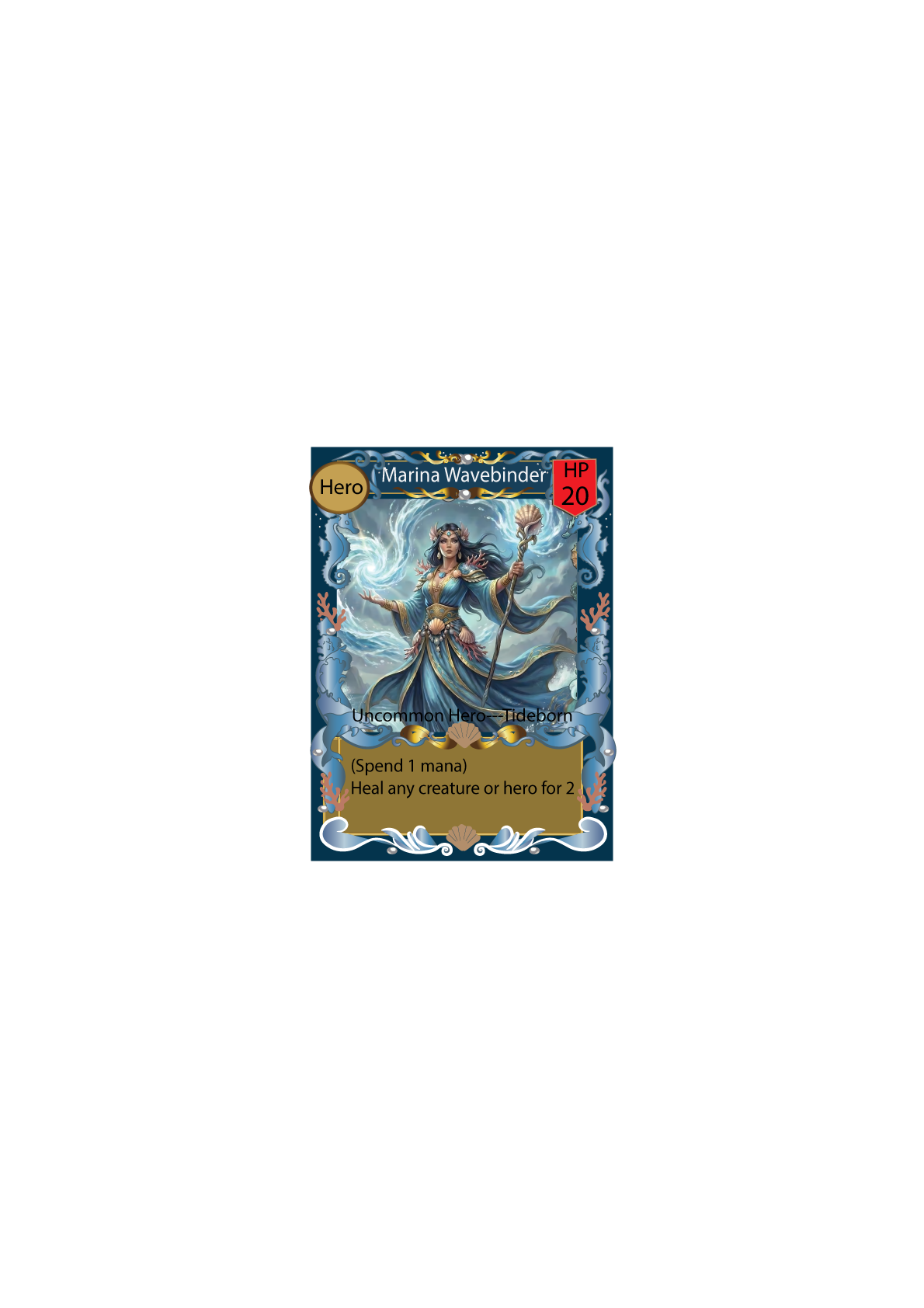 Marina Wavebinder — Tideborn hero card