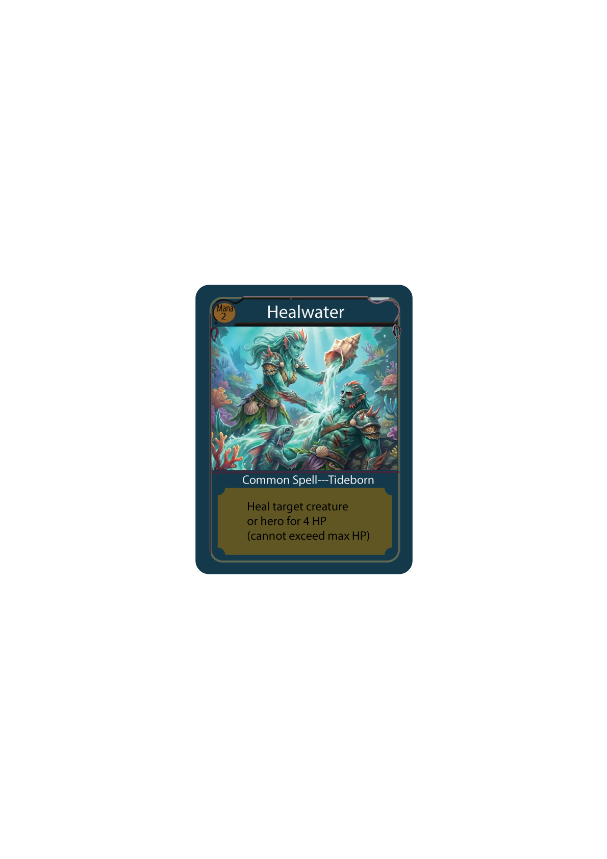 Heal Water — Tideborn spell card