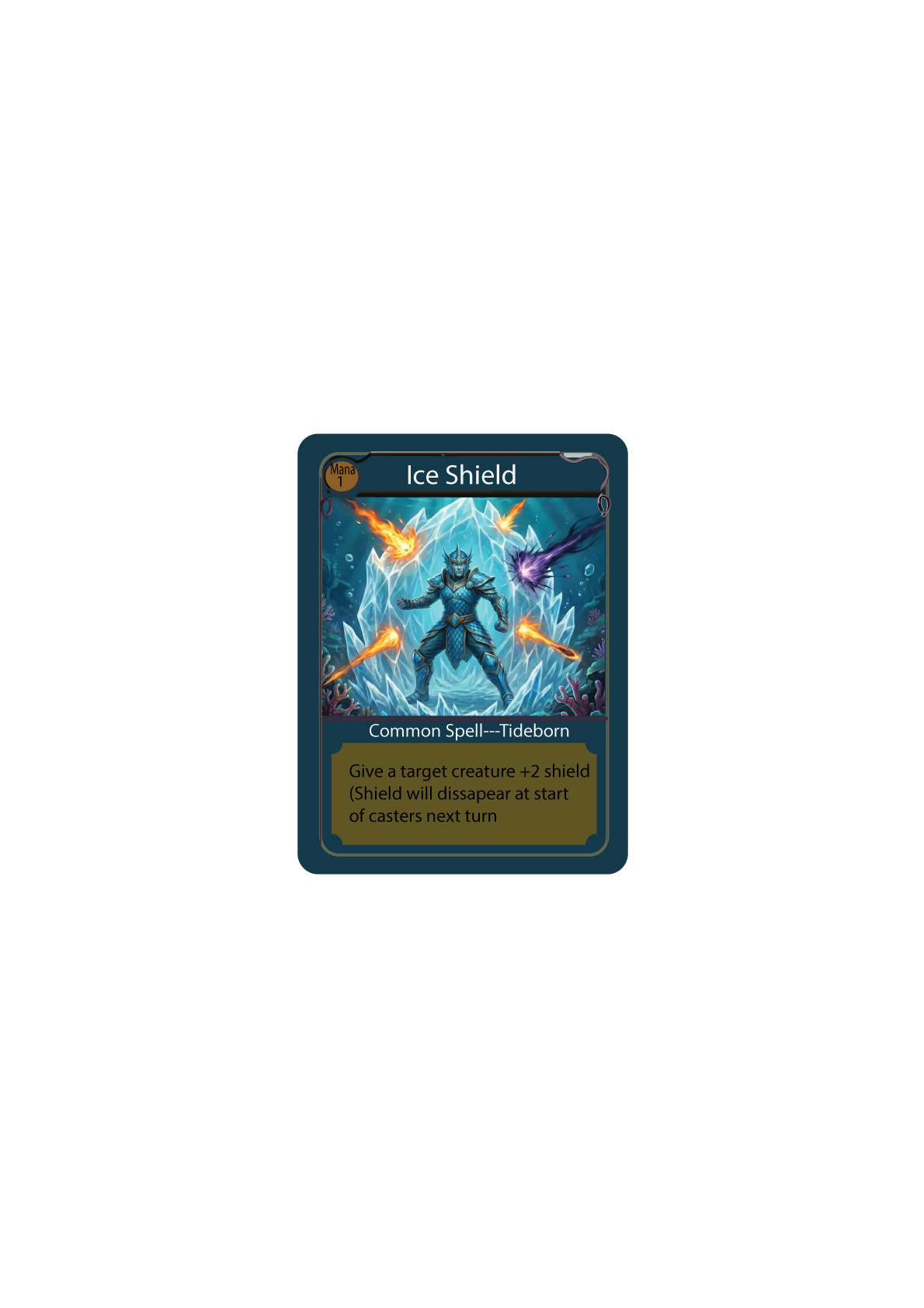 Ice Shield — Tideborn spell card